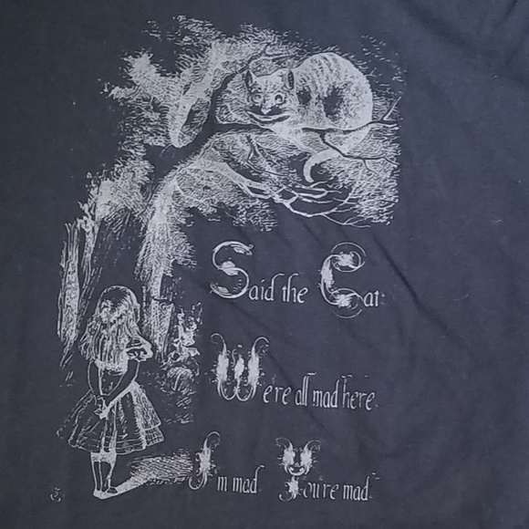 Glowees Other - SOLD - Unisex Glow in the dark Cheshire Cat tee!